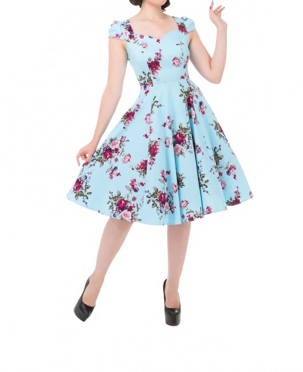 NEW ORCHID BLOOM ballet swing dress in blue royal